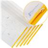 Axis Line Buste protettive per piano DIN A2, DIN A0, DIN A1, DIN A4, DIN A3, 700 x 1200, 900 x 1400, 1000 x 1350, per piani di costruzione e disegni, pellicola protettiva per piano (440 x 620 mm