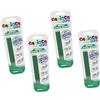 Generico Carioca Oops Ricariche Penna Cancellabile Blu Rosso Nero e Verde - Refill Compatibili per Penne a Sfera Termosensibili, Inchiostro Cancellabile, Set 12 Pezzi (Verde)