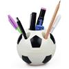 sunlux PORTAPENNE MATITE DA SCRIVANIA A FORMA DI PALLONE IN PLASTICA PORTA PENNE