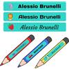 RP GRAFICA Etichette Adesive Personalizzate per penne, matite, pennarelli con nome. Adesivi impermeabili per scuola. Adesivi scolastici (Tiffany)