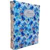 PRESTIGE & DELUXE Diario scuola Pigna Nature Flowers Fiori viola - 16 mesi 2026-2027 F.to Poket 16x11 cm + portachiave paillettes e penna multicolore