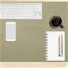 TIANTMIN Sottomano Scrivania 55 x 110 cm Antiscivolo Tappetino per Laptop Facile da Pulire per Ufficio Casa Decoro Albicocca, Verde