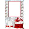 Lombardi Fotografo Calendario personalizzato 2026, varie grafiche, con 1 o più foto, 30x45cm, su carta fotografica lucida, completo di dorsetti in plastica e gancino da muro. (106)