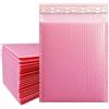 REDAEL 10 sacchetti per imballaggio a bolle nere per articoli aziendali/regali/buste/sacchetti per gioielli anti-estrusione impermeabili-rosa-11x15 cm