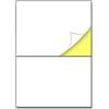 Generico Etichette adesive (inkjet o laser) 210 x 148 mm 100 fogli 2 etichette per foglio bianco