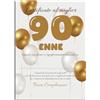 Printerland Certificato Compleanno migliore 90 anni Formato A4 Idea regalo Speciale premio Riconoscimento Attestato diploma sorpesa originale (90 anni)