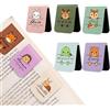 zyinoant Segnalibro Magnetico Personalizzato in Pelle con Segnalibri Animali E il nome Particolare Regalo Compleanno Natale Laurea per Bambini Amici Studenti (C)