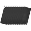 QUARKZMAN Alluminio Etichette Vuote 80 x 40 x 0,5mm Rettangolo Incisione Vuoti Carta con 4 Fori per Macchina Targhetta Etichetta Fai da te 12pz (Nero)