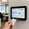 EcosAgile - Timbra cartellini wifi e SIM 4G LTE dotato di 15 badge NFC assegnati ai lavoratori. Software Rilevazione Presenze con elaborazione Cartellino incluso