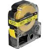 vhbw Cassetta nastro compatibile con Epson LabelWorks LW-1000P, LW-600P, LW-500, LW-400, LW-300 etichettatrice 8m x 12 mm nero su giallo
