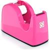 office box Distributore di nastro adesivo da tavolo -medio - REF.0517-R - molto pesante, di alta qualità e adatto per 33 e 66 metri. by Office Box (Fucsia)