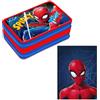 Coriex Astuccio 3 zip Spiderman più diario Spiderman (Rosso)