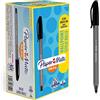 Paper Mate Papermate Inkjoy 100, Penne a Sfera con Tappo, Punta Ultra Fine, Confezione da 50, Nero
