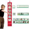 Generico programma tascabile per il programma di viaggio - Pianificatore giornaliero visivo per bambini | Grafico comportamentale in classe con 45 attività e 9 carte vuote per autismo e ADHD