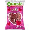 Caramelos Cerdán Mini Heart Lollipop - Caramella con stick - 200 unità - Lecca-lecca