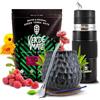 Verde Mate Set Yerba Mate - Verde Mate Green Raspberry Vitality 500g + Yerbomos X + calebassa in ceramica & accessori