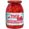 Lucgel Ciliegie Rosse con Gambo Candite allo Sciroppo per Cocktail Toschi - 1,2 Kg -