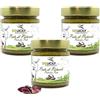 DOSICILY.COM DOSICILY - Tris di Pesto di Pistacchio Siciliano 190 g Confezione da 3 pezzi, made in Bronte, ottimo condimento per pasta, pizza, carne e pesce