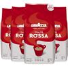 Lavazza Confezione da 4 sacchetti da 1 kg di caffè in grani Qualita Rossa di Lavazza