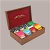 Lucgel Scatola Regalo in Legno 8 Scomparti + 80 Filtri di Camomilla Assortiti