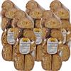 Amanti taste and passion Pane Biscottato | Farina Granone | Mascuotto | 4.9 Kg | Alta Qualità Artigianale | 7 Buste da 700Gr Freselle | Sapori Mediterraneo | Ingrediente Caponata Napoletana | Idea regalo