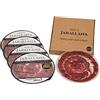 Finca Jarallana - Prosciutto di Cebo Iberico Tagliato al 50% - 5 Piatti da 100 g - Essiccazione e Stagionatura Naturale di + 36 Mesi - Maiale Iberico Allevato in Regime Estensivo