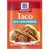 McCormick 30% in meno di sodio Taco Spice Mix 1 oz