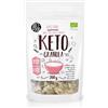 Diet-Food DIET‑FOOD Granola Keto riche en protéines et en graisses, sans gluten, muesli petit-déjeuner faible en glucides, snack non OGM sans sucres ajoutés 200 g (1 unité)