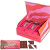 Generico Choco Zero Tavolette di Cioccolato Fondente e Proteine del Latte Senza Zuccheri Aggiunti 25g 114 Calorie Cioccolato Senza Zucchero per Spuntino Palestra Senza Glutine Low Carbs