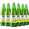 sapori mediterranei 6 Bottiglie Succo di Bergamotto Puro 100% - Box Giù in Calabria: Gusto e Benessere 6x1L Spina Santa