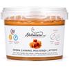Dolcincasa.com Crema al Caramello Senza Latte e Senza Lattosio 500g - Professionale per Pasticceria - Non Cola in Cottura - Senza Glutine - Made in Italy - Dolci in Casa