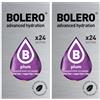 Generico SET 48 BOLERO DA 3 GRAMMI Plum Preparato istantaneo polvere solubile in bustine Sticks per Bevande con Stevia e Vitamina C e Senza Zucchero ideale per fitness e diete