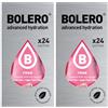 Generico SET 48 BOLERO DA 3 GRAMMI Rose Preparato istantaneo polvere solubile in bustine Sticks per Bevande con Stevia e Vitamina C e Senza Zucchero ideale per fitness e diete