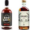 Nostre Montagne Prodotti Tipici Valle d' Due Amari Valdostani - Ebo Lebo + Amaro Aosta - 20cl - Gradazione alcolica 36% Vol