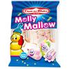 CASA DEL DOLCE Molly Mallow Striato Rosa, Marshmallow Sfuso, Busta da 1 Kg, Ideale per Feste di Compleanno, Senza Lattosio e Gluten Free