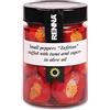 Renna Peperoncini Zefirino ripieni di tonno e capperi in olio di oliva - Renna Antipasti - 6 vasetti da 300 gr