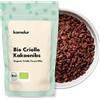 Kamelur 500g di nibs di cacao BIO realizzati con fave di cacao criollo - pennini al cacao BIO per un'intensa esperienza di gusto - confezione che rispetta l'ambiente