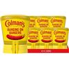 Colman's Senape Inglese Originale nel pratico formato squeeze top down, senape inglese superfine e vegana, macinata doppia (6 Pezzo (6 x 150g))