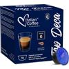 ITALIAN COFFEE FOR ESPRESSO LOVERS Italian Coffee 96 Capsule Caffè Decaffeinato Compatibile con Nescafé Dolce Gusto