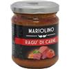 Mariolino Ragù di Carne 212 ml. - Mariolini Sughi
