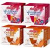 Generico Set 80 Capsule Ristora Compatibili con le Macchine ad uso domestico Nescafè®* Dolce Gusto®* 40 Melograno e mirtillo 40 caramello salato