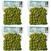 Terramia Olive Verdi di Sicilia Nocellara al Naturale in Olio EVO - Prodotto Artigianale da Azienda Premiata Ercole Olivario e Monna Oliva, Formato Scorta 2kg (4 Buste x 500g)