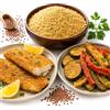 KETO 01 CARB Pangrattato KETO 01 CARB con solo 1g di Carboidrati per porzione, Pangrattato Senza Glutine e Zucchero per Dieta Chetogenica, a Base di Semi di Lino Dorati, 350g