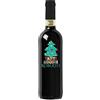 Bottle-Up Chianti DOCG, bottiglia con etichetta personalizzata originale. Idea regalo per Natale e feste natalizie. (Albero di Natale)