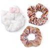 KIDS EUROSWAN Hello Kitty - Set di 3 elastici per capelli da ragazza, colore bianco, arancione, multicolore