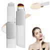 Flossty Clarea Fondotinta Stick Coreano Cambia Colore con Pennello, Crema Bianca con Pennello, Fondotinta Stick 2 in 1, Coprenza Naturale, Effetto Uniforme e Luminoso a Lunga Tenuta (Bianco avorio)