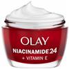 Olay Niacinamide 24 + Vitamina E, Crema Giorno, Con Niacinamide Puro Al 99% E Vitamina E, Idratante E Rivitalizzante, 50 ml