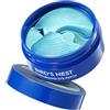 SNP Shining Nature Purity Benda nera per occhi per rinnovare, vitalizzare e schiarire la pelle 60 Pack Nido d'uccello acquatico Nido Acqua Fresca D'Uccello