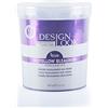 DESIGN LOOK Polvere Vegano Deco Blu 9 Toni 400 g, Tinta Unita, Estándar