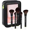 Sephora Set di pennelli per il viso, 5 pennelli da trucco e 1 borsa per il trucco